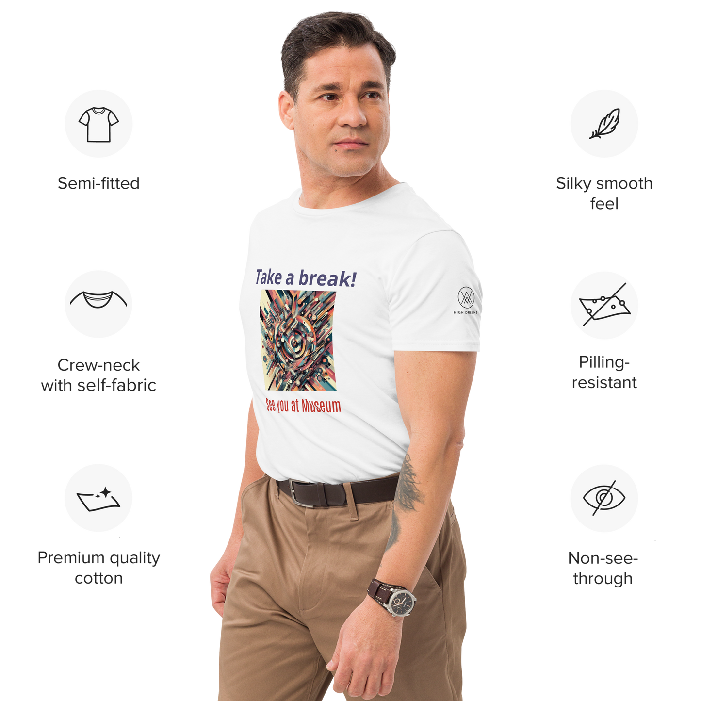 Men's premium cotton t-shirt
