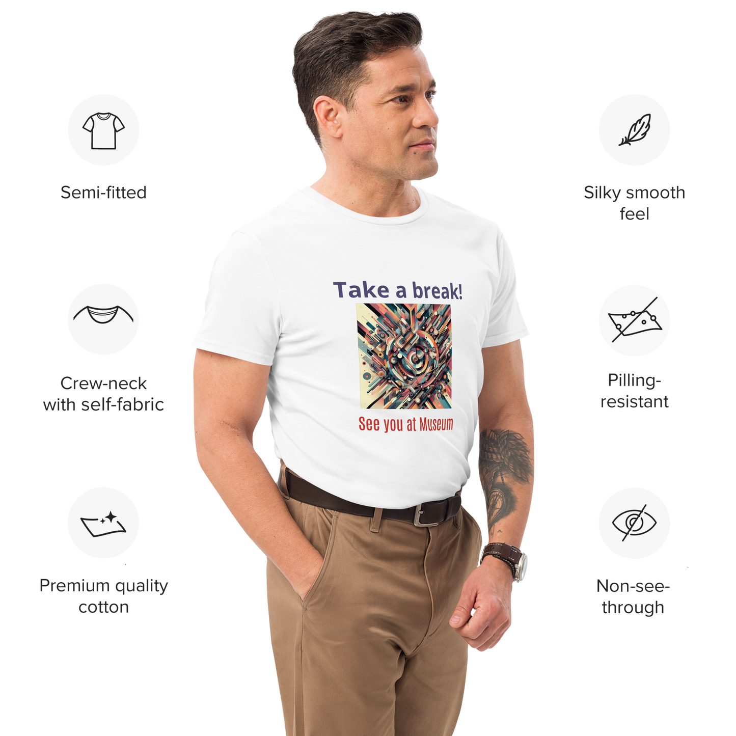 Men's premium cotton t-shirt